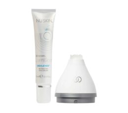 Capul ageLOC® LumiSpa™ Accent și crema anticearcane IdealEyes